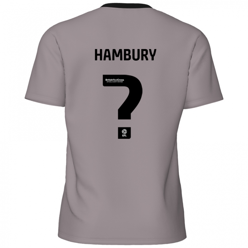 Dětské Zack Hambury #0 Šedá Daleko Hráčské Dresy 2024/25 Dres