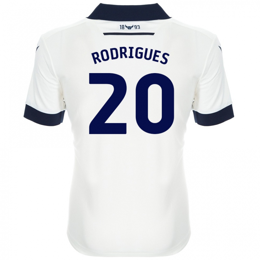 Dětské Rúben Rodrigues #20 Bílá Tmavě Modrá Daleko Hráčské Dresy 2024/25 Dres