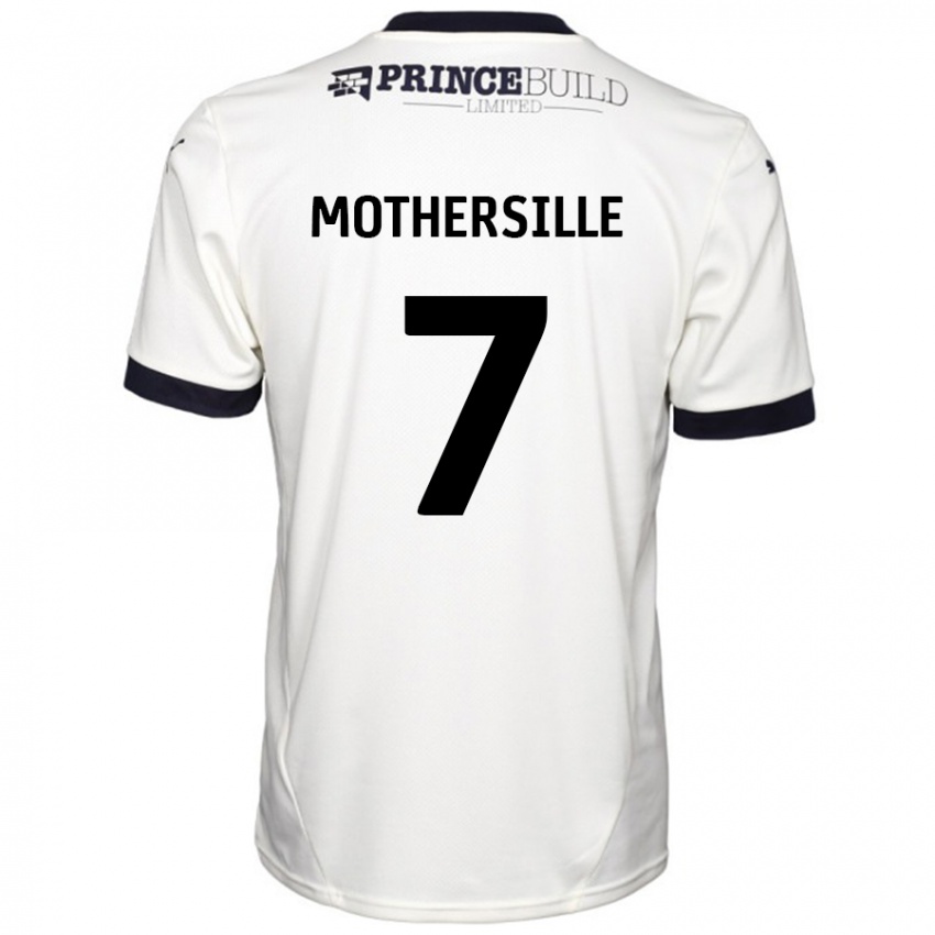 Dětské Malik Mothersille #7 Off White Černá Daleko Hráčské Dresy 2024/25 Dres