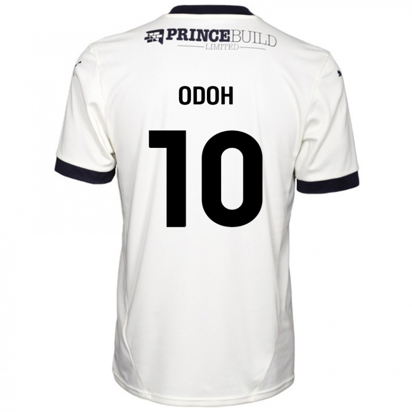 Dětské Abraham Odoh #10 Off White Černá Daleko Hráčské Dresy 2024/25 Dres