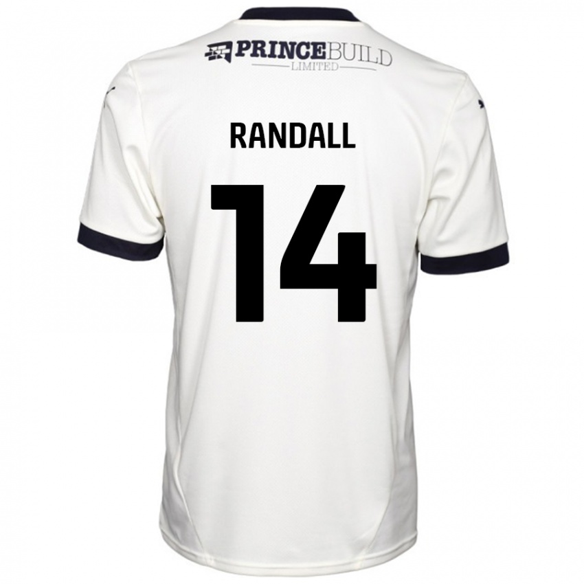 Dětské Joel Randall #14 Off White Černá Daleko Hráčské Dresy 2024/25 Dres