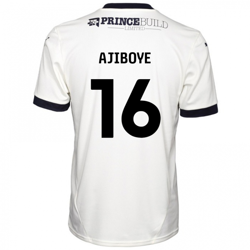 Dětské David Ajiboye #16 Off White Černá Daleko Hráčské Dresy 2024/25 Dres