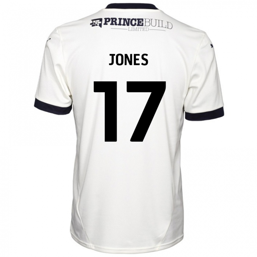 Dětské Ricky-Jade Jones #17 Off White Černá Daleko Hráčské Dresy 2024/25 Dres