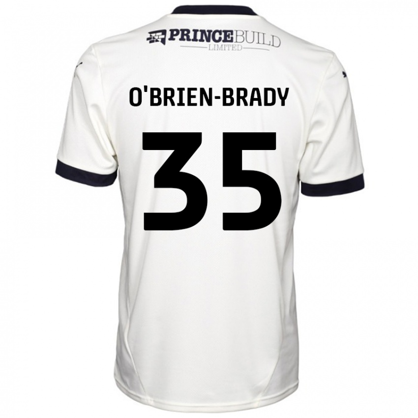 Dětské Donay O'brien-Brady #35 Off White Černá Daleko Hráčské Dresy 2024/25 Dres