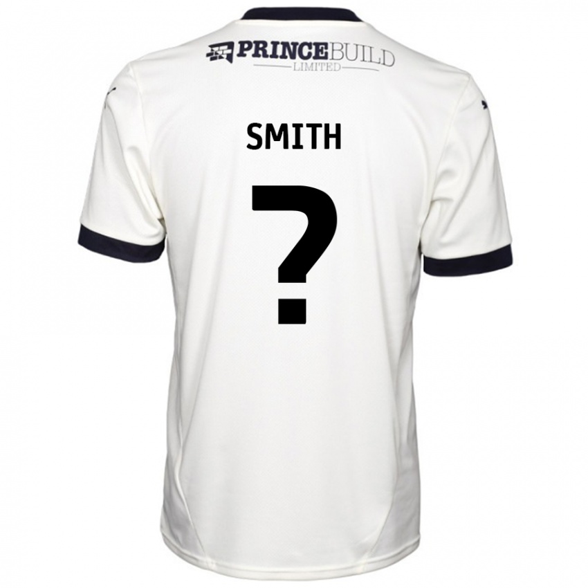 Dětské Bastian Smith #0 Off White Černá Daleko Hráčské Dresy 2024/25 Dres