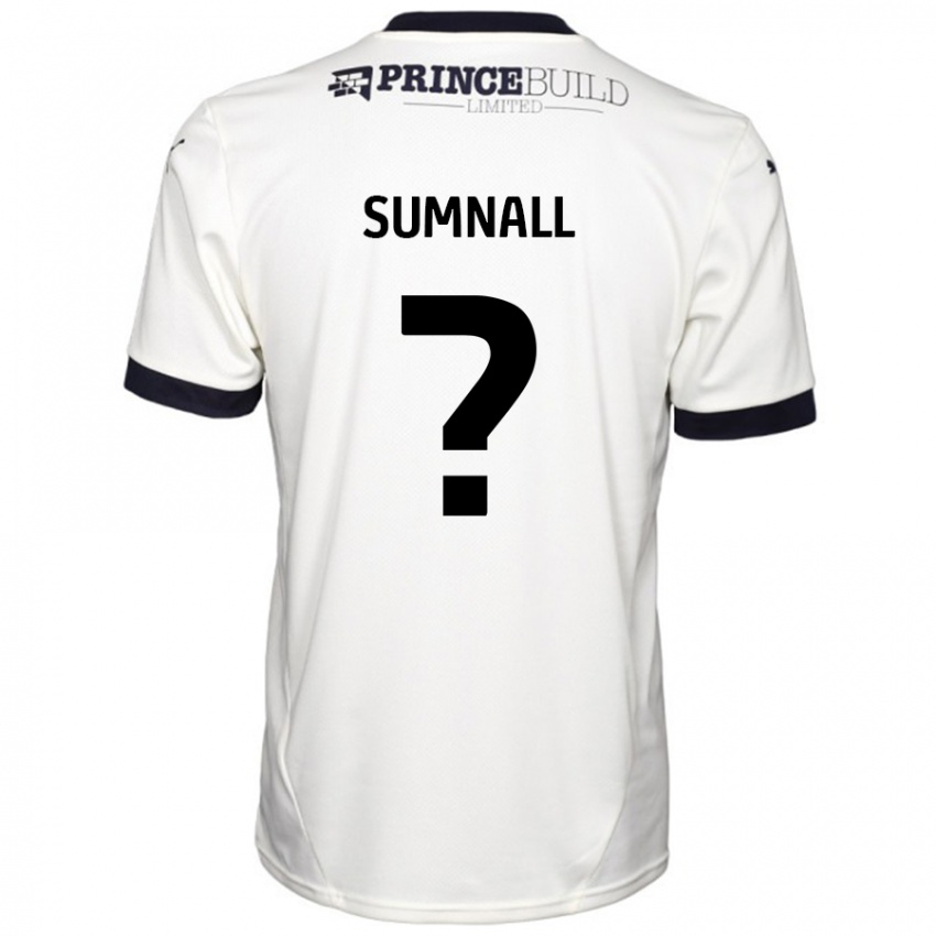 Dětské Jenson Sumnall #0 Off White Černá Daleko Hráčské Dresy 2024/25 Dres