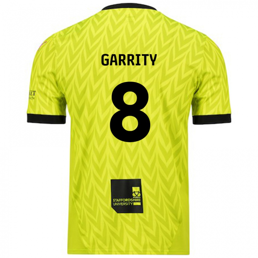 Dětské Ben Garrity #8 Fluorescenční Zelená Daleko Hráčské Dresy 2024/25 Dres