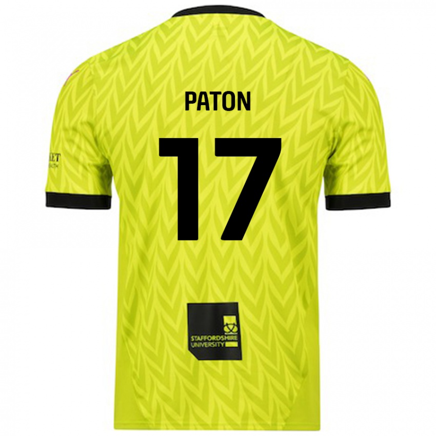 Dětské Ruari Paton #17 Fluorescenční Zelená Daleko Hráčské Dresy 2024/25 Dres