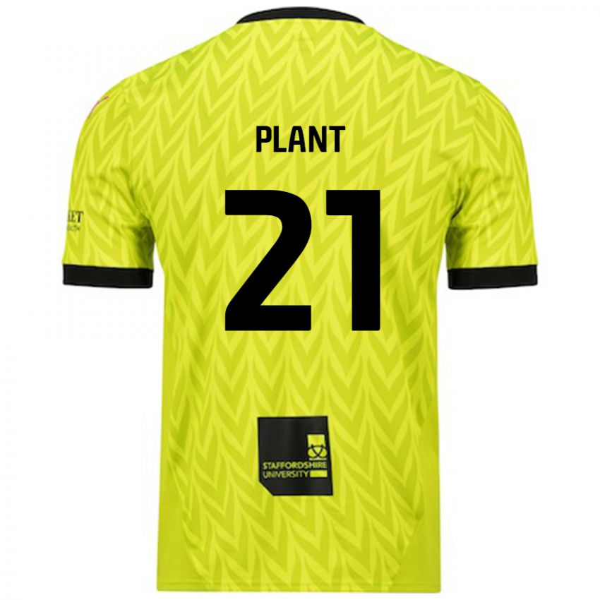 Dětské James Plant #21 Fluorescenční Zelená Daleko Hráčské Dresy 2024/25 Dres