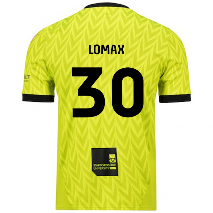 Dětské Ben Lomax #30 Fluorescenční Zelená Daleko Hráčské Dresy 2024/25 Dres