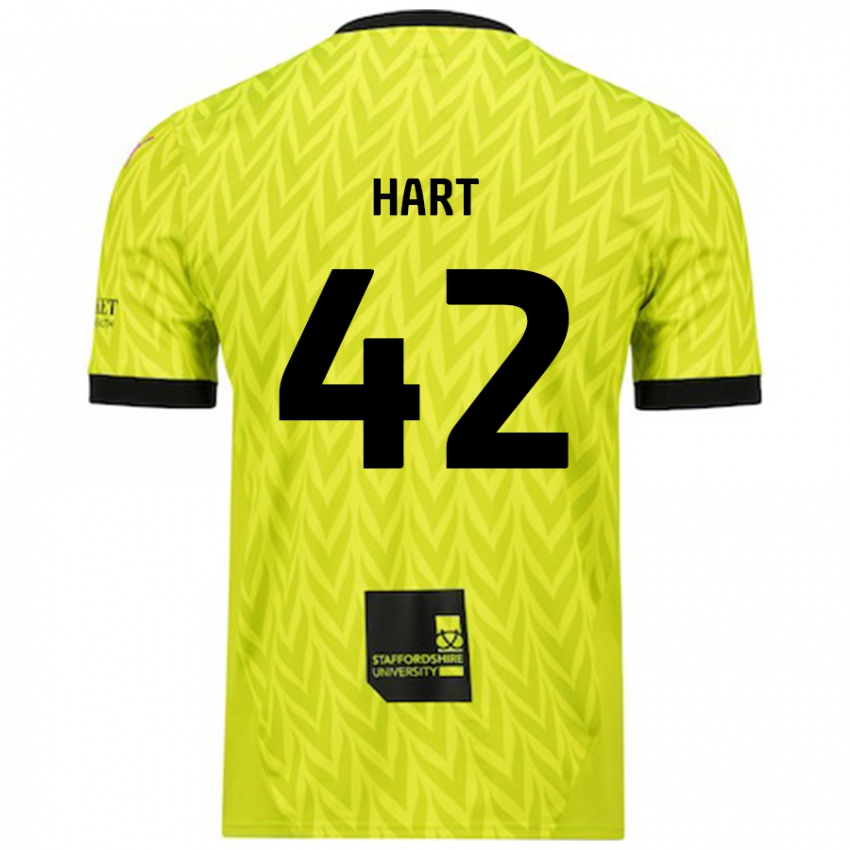 Dětské Sam Hart #42 Fluorescenční Zelená Daleko Hráčské Dresy 2024/25 Dres