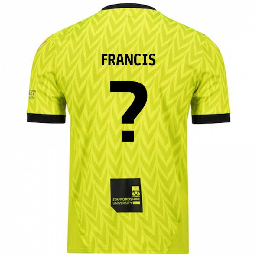 Dětské Louis Francis #0 Fluorescenční Zelená Daleko Hráčské Dresy 2024/25 Dres