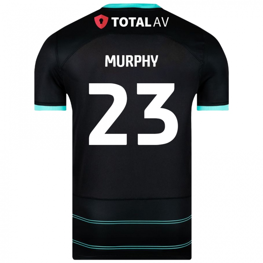 Dětské Josh Murphy #23 Černý Daleko Hráčské Dresy 2024/25 Dres