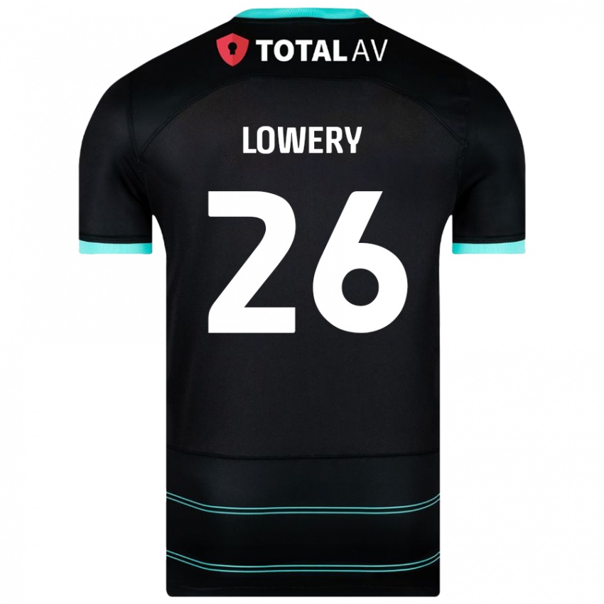 Dětské Tom Lowery #26 Černý Daleko Hráčské Dresy 2024/25 Dres