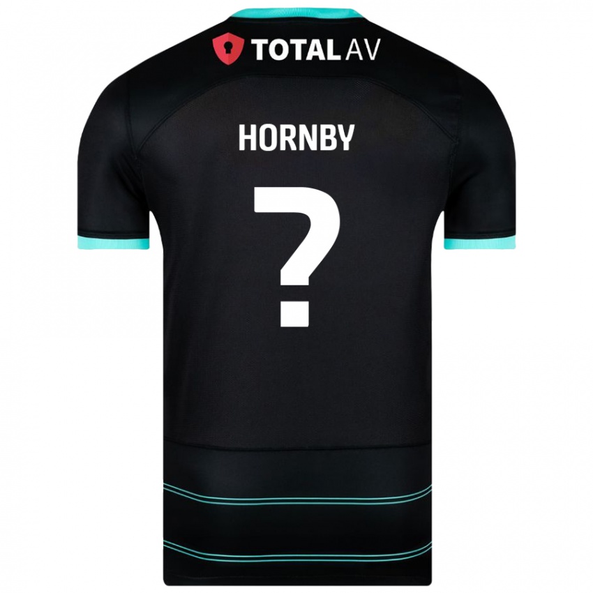 Dětské Megan Hornby #0 Černý Daleko Hráčské Dresy 2024/25 Dres