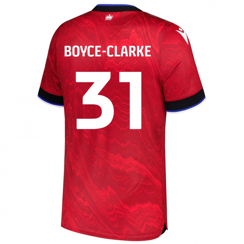 Dětské Coniah Boyce-Clarke #31 Červená Černá Daleko Hráčské Dresy 2024/25 Dres