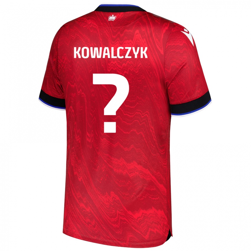 Dětské Kacper Kowalczyk #0 Červená Černá Daleko Hráčské Dresy 2024/25 Dres