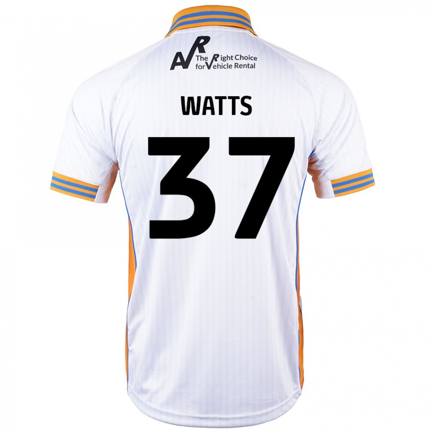 Dětské Harvey Watts #37 Bílý Daleko Hráčské Dresy 2024/25 Dres