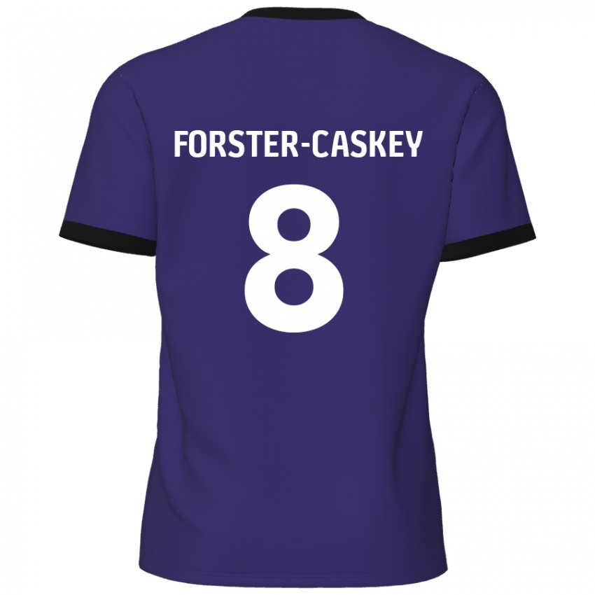 Dětské Jake Forster-Caskey #8 Fialová Daleko Hráčské Dresy 2024/25 Dres