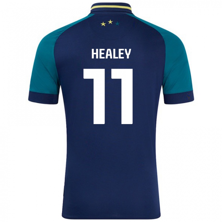 Dětské Rhys Healey #11 Námořnická Tmavě Zelená Daleko Hráčské Dresy 2024/25 Dres