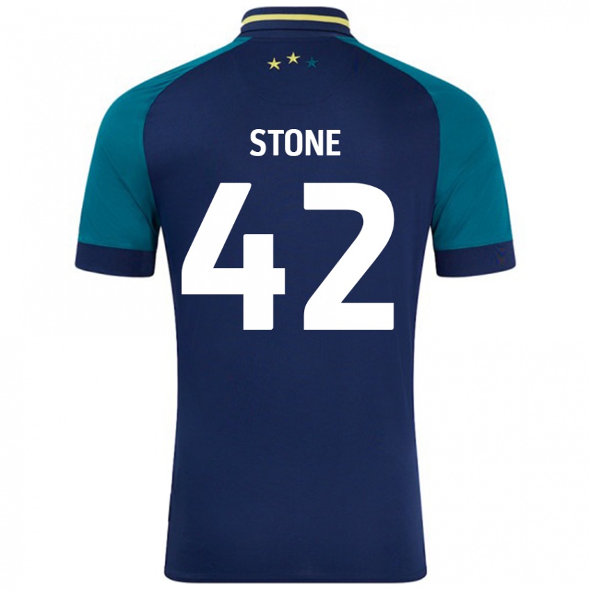 Dětské Michael Stone #42 Námořnická Tmavě Zelená Daleko Hráčské Dresy 2024/25 Dres