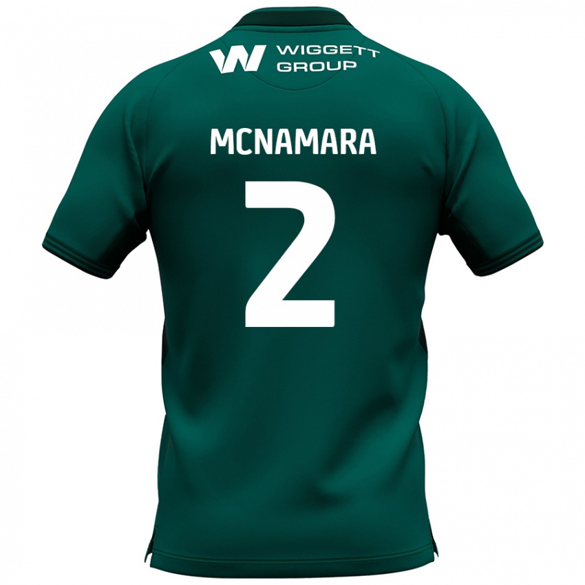 Dětské Danny Mcnamara #2 Zelený Daleko Hráčské Dresy 2024/25 Dres