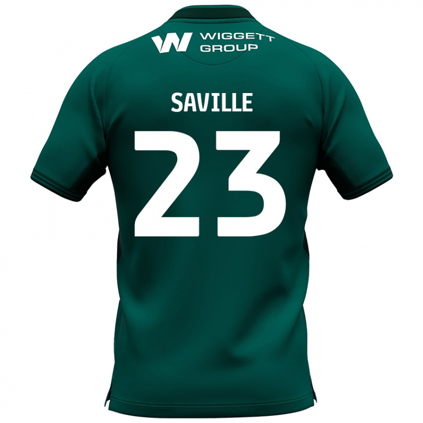 Dětské George Saville #23 Zelený Daleko Hráčské Dresy 2024/25 Dres