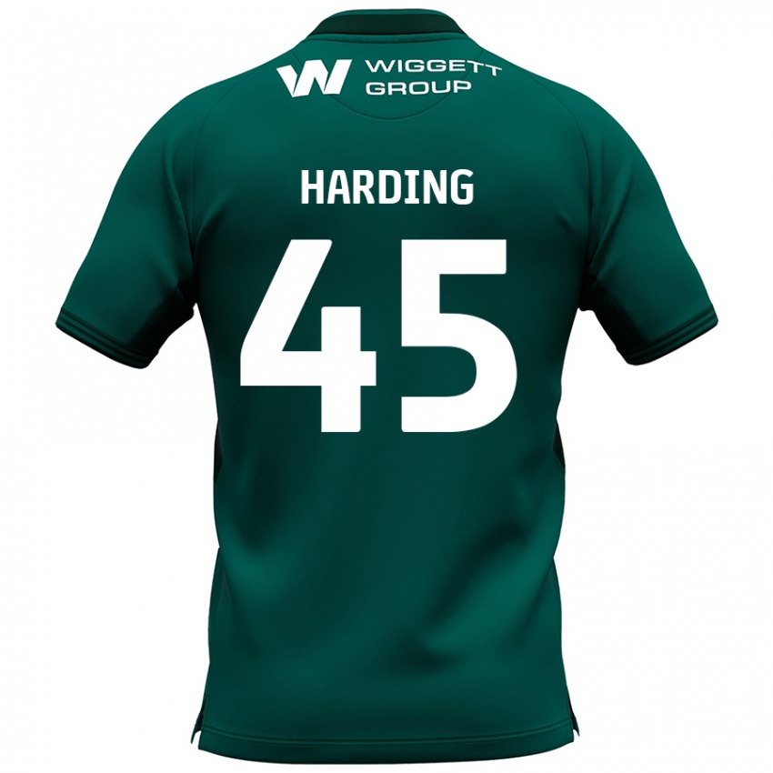 Dětské Wes Harding #45 Zelený Daleko Hráčské Dresy 2024/25 Dres