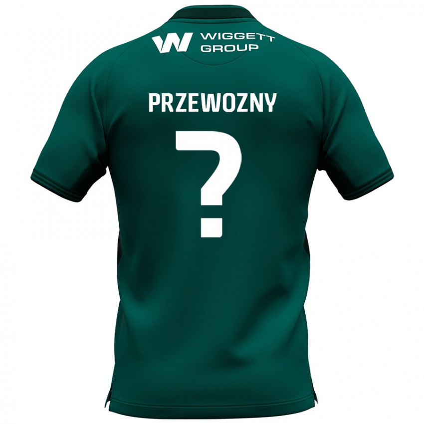 Dětské Jakub Przewozny #0 Zelený Daleko Hráčské Dresy 2024/25 Dres