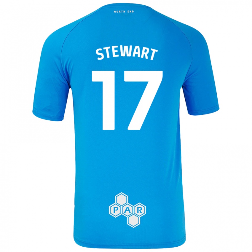 Dětské Layton Stewart #17 Nebesky Modrá Daleko Hráčské Dresy 2024/25 Dres