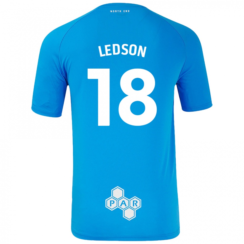 Dětské Ryan Ledson #18 Nebesky Modrá Daleko Hráčské Dresy 2024/25 Dres