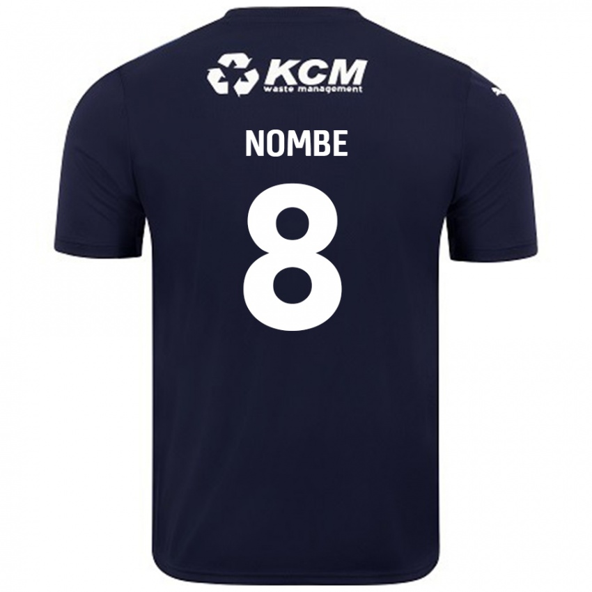 Dětské Sam Nombe #8 Námořnická Modrá Daleko Hráčské Dresy 2024/25 Dres