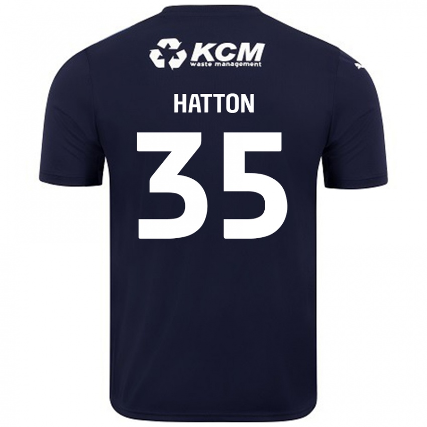 Dětské Ben Hatton #35 Námořnická Modrá Daleko Hráčské Dresy 2024/25 Dres