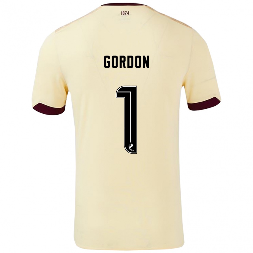 Dětské Craig Gordon #1 Burgundsko Krémová Daleko Hráčské Dresy 2024/25 Dres