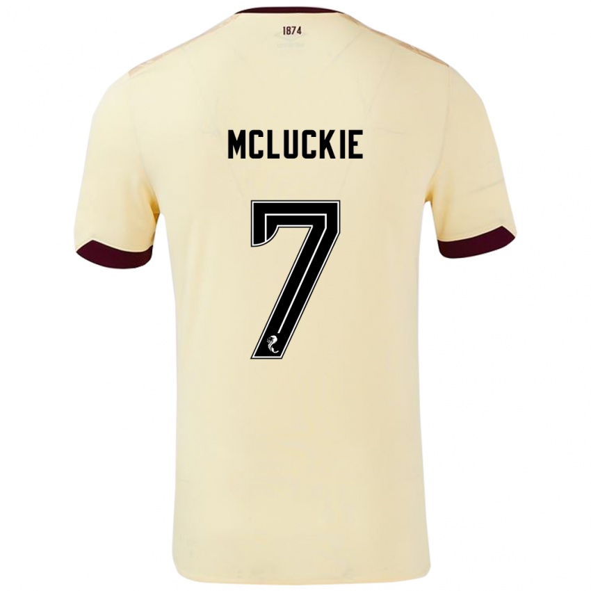 Dětské Bobby Mcluckie #7 Burgundsko Krémová Daleko Hráčské Dresy 2024/25 Dres