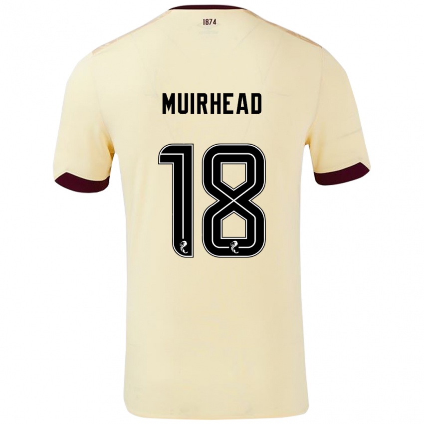 Dětské Owen Muirhead #18 Burgundsko Krémová Daleko Hráčské Dresy 2024/25 Dres