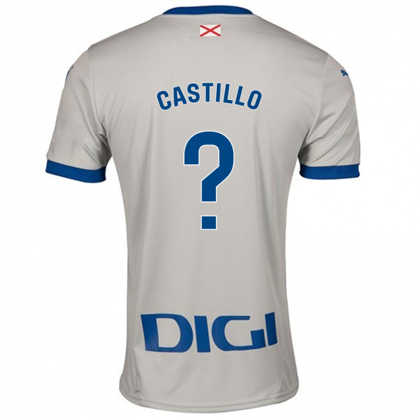 Dětské Adrián Castillo #0 Světle Šedá Daleko Hráčské Dresy 2024/25 Dres