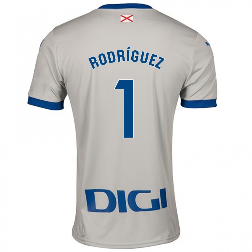 Dětské Adrián Rodríguez #1 Světle Šedá Daleko Hráčské Dresy 2024/25 Dres