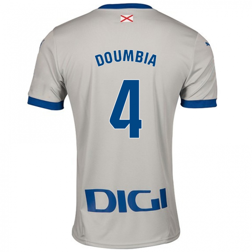 Dětské Daouda Doumbia #4 Světle Šedá Daleko Hráčské Dresy 2024/25 Dres