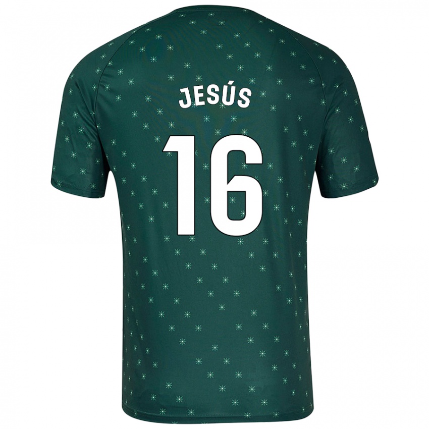 Dětské Antonio Jesús #16 Tmavě Zelená Daleko Hráčské Dresy 2024/25 Dres