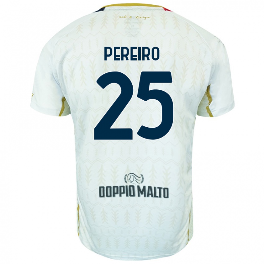 Dětské Gastón Pereiro #25 Bílý Daleko Hráčské Dresy 2024/25 Dres