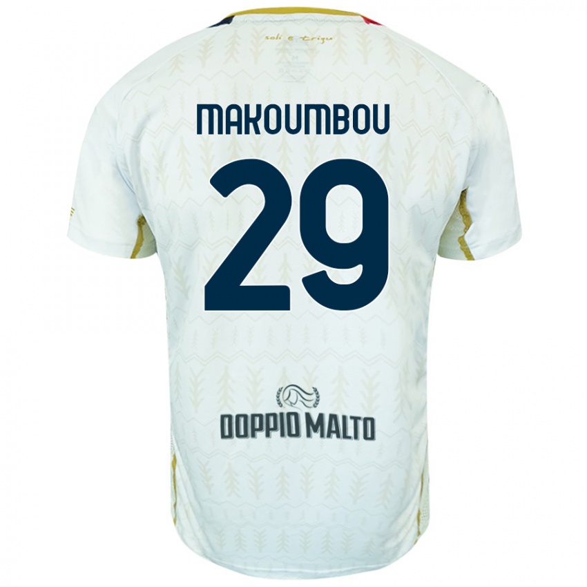 Dětské Antoine Makoumbou #29 Bílý Daleko Hráčské Dresy 2024/25 Dres