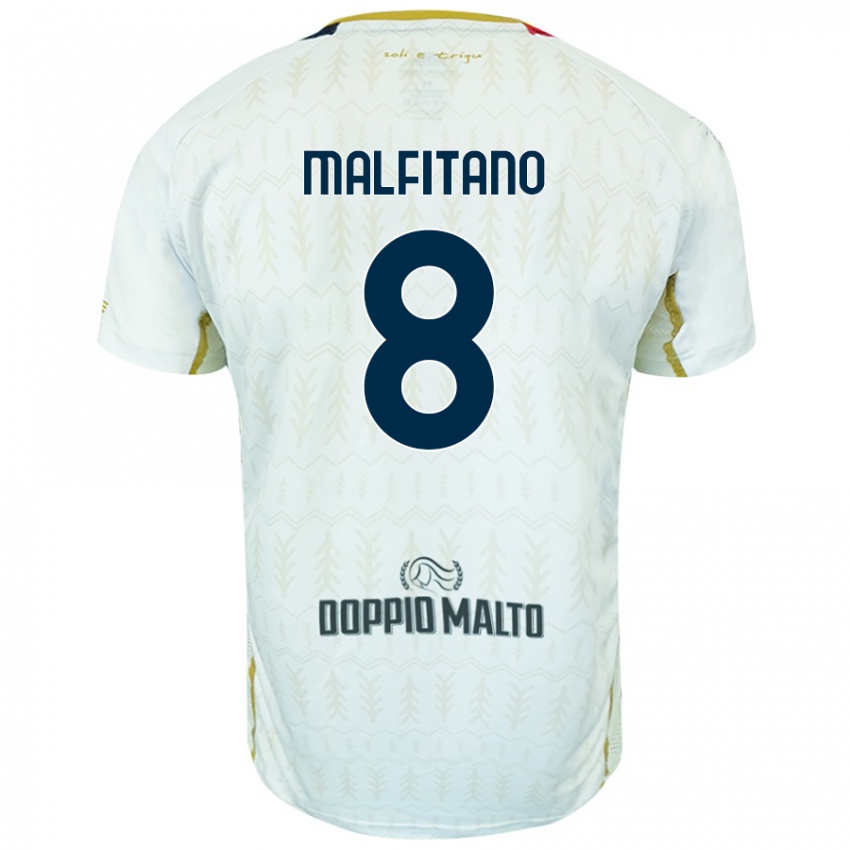 Dětské Roberto Malfitano #8 Bílý Daleko Hráčské Dresy 2024/25 Dres