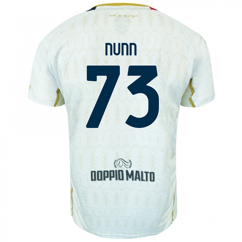 Dětské Jack Nunn #73 Bílý Daleko Hráčské Dresy 2024/25 Dres