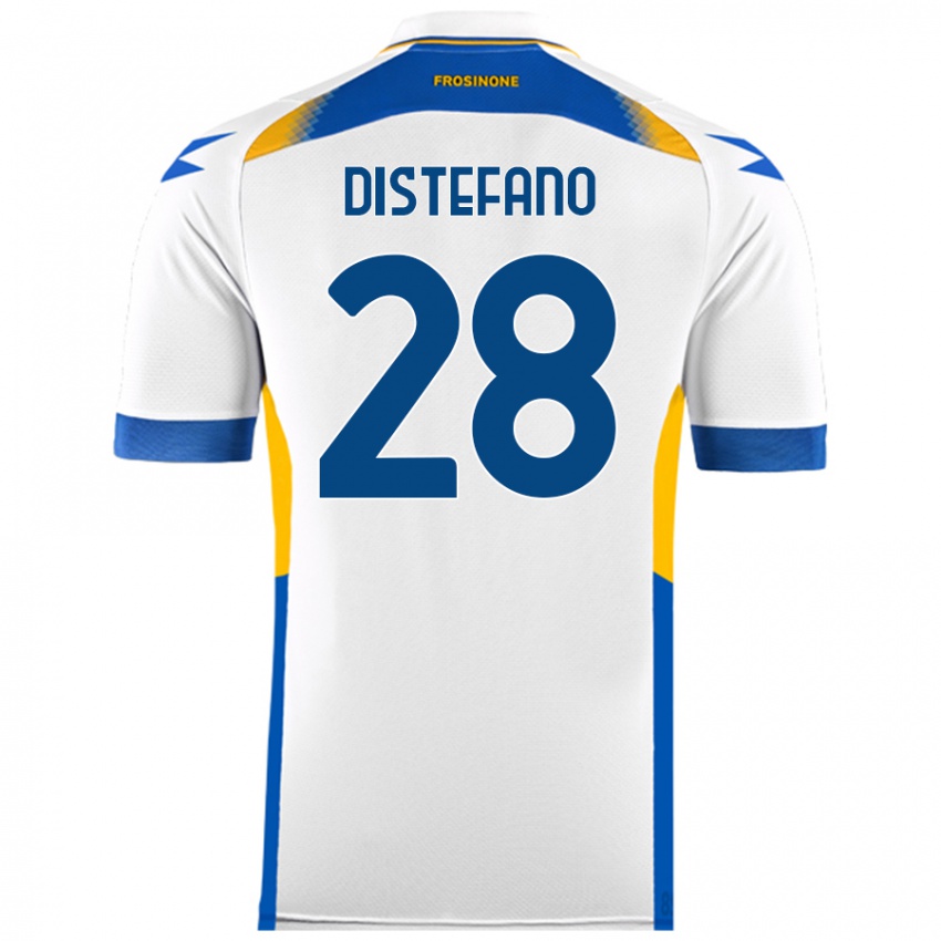 Dětské Filippo Distefano #28 Bílý Daleko Hráčské Dresy 2024/25 Dres