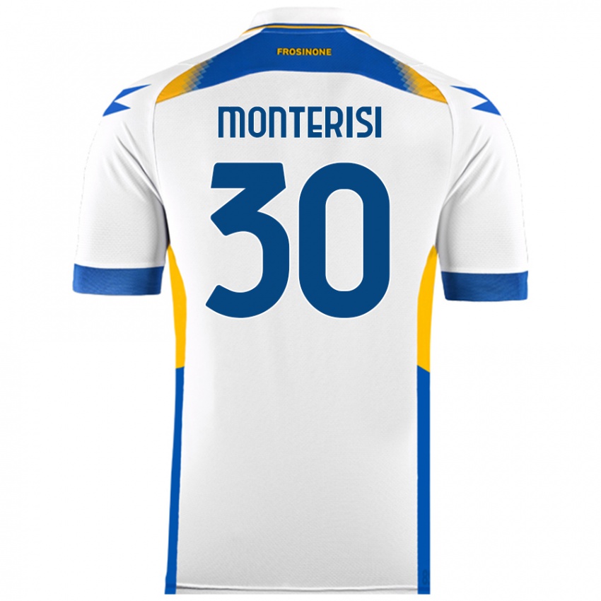 Dětské Ilario Monterisi #30 Bílý Daleko Hráčské Dresy 2024/25 Dres