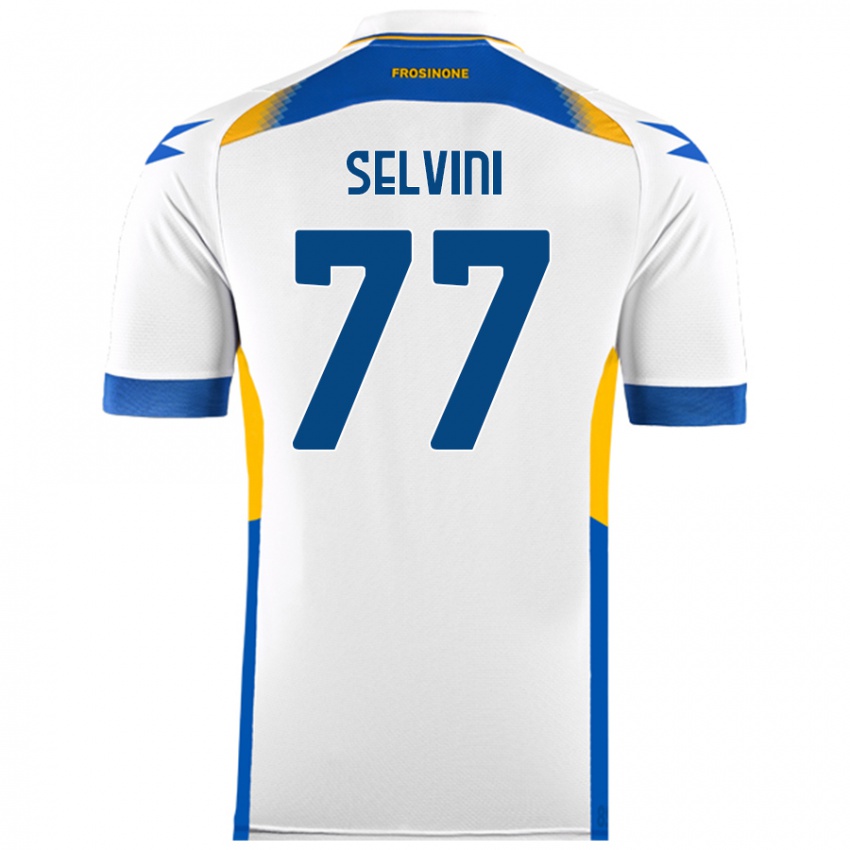 Dětské Alessandro Selvini #77 Bílý Daleko Hráčské Dresy 2024/25 Dres