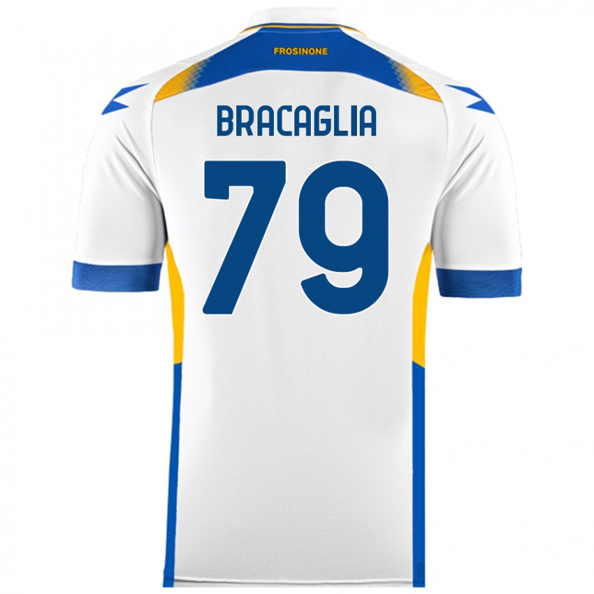 Dětské Gabriele Bracaglia #79 Bílý Daleko Hráčské Dresy 2024/25 Dres