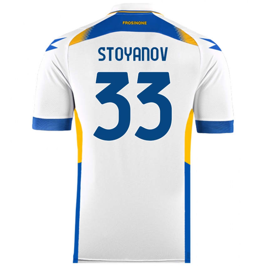 Dětské Steliyan Stoyanov #33 Bílý Daleko Hráčské Dresy 2024/25 Dres