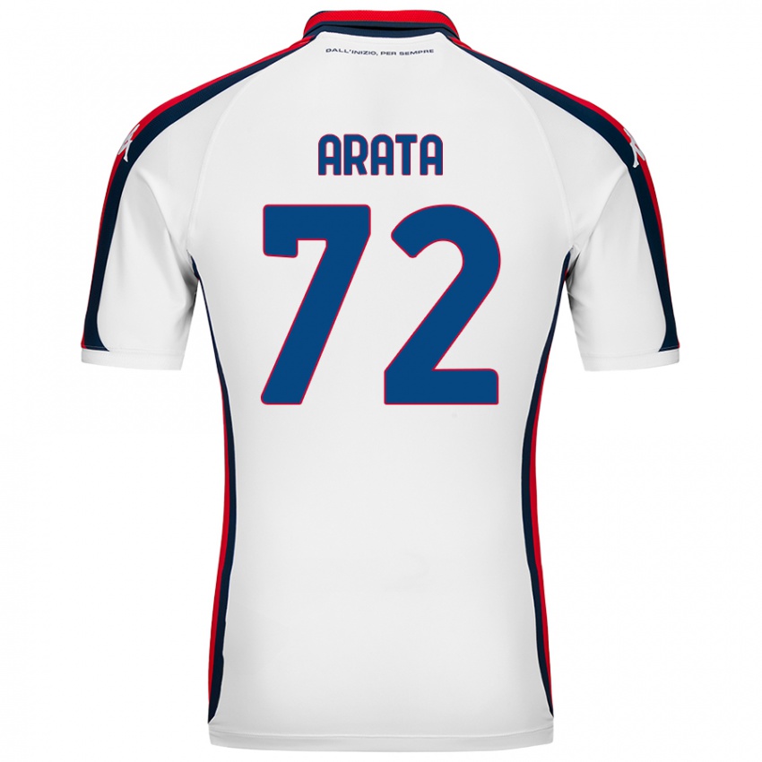 Dětské Stefano Arata #72 Bílý Daleko Hráčské Dresy 2024/25 Dres